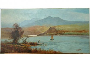 Oil on Canvas: Landscape - after