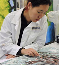 Emily Min, Conservator of Paintings 